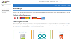 Desktop Screenshot of kata.coderdojo.com
