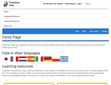Tablet Screenshot of kata.coderdojo.com