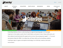 Tablet Screenshot of coderdojo.com
